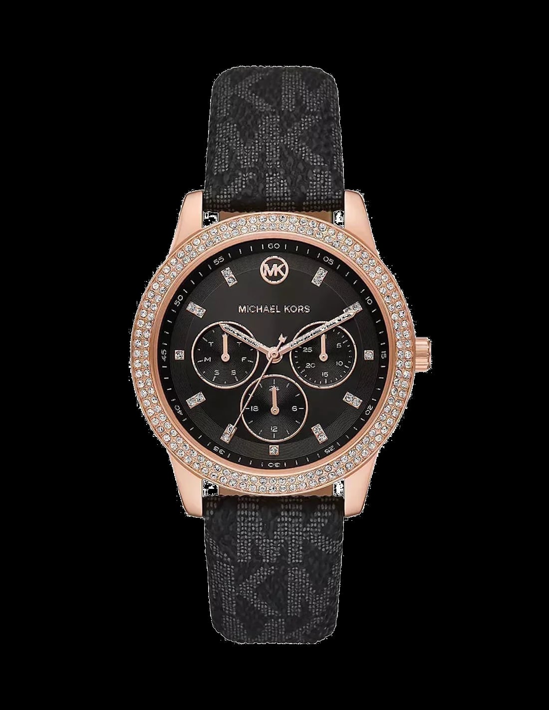 Montre Michael Kors MK6968 femme cadran noir bracelet cuir
