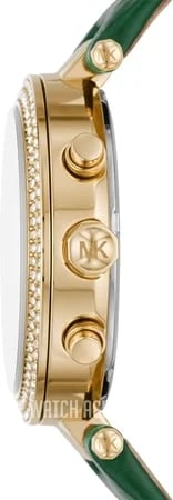 Montre Michael Kors MK6985 femme détail cadran vert