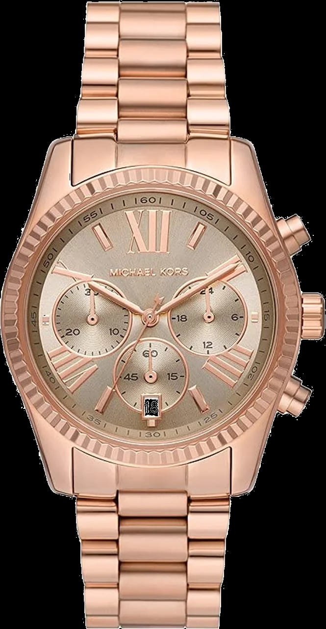 Montre Michael Kors MK7217 femme cadran or rose bracelet acier inoxydable