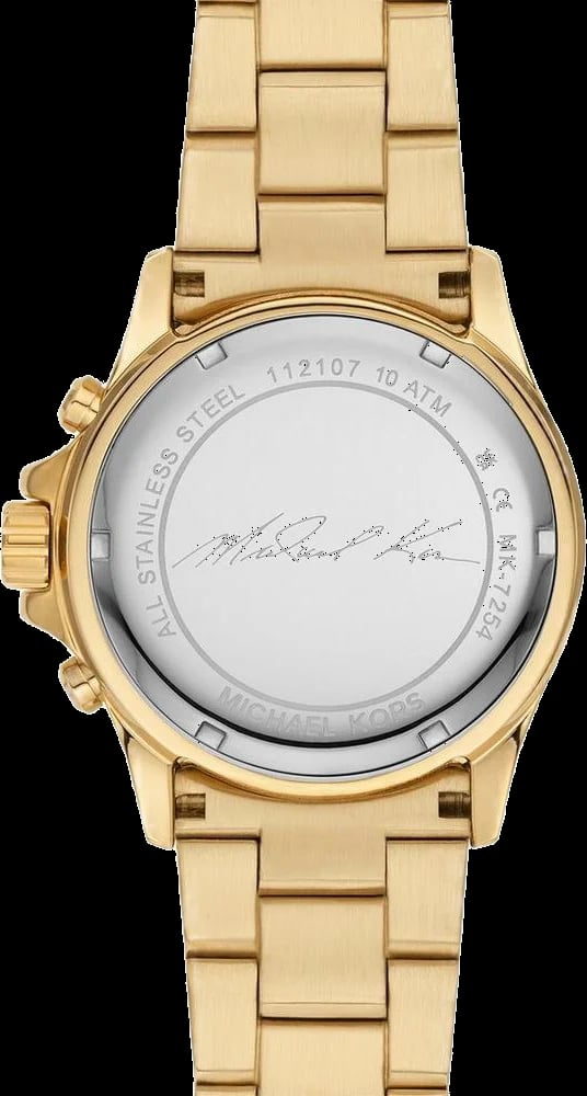 Montre Michael Kors MK7254 femme verso boîtier or