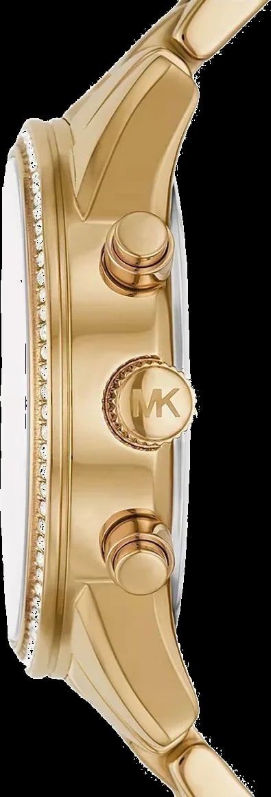 Michael Kors MK7310 Chronograph Gold Women's Watch, 2-year warranty view 3
