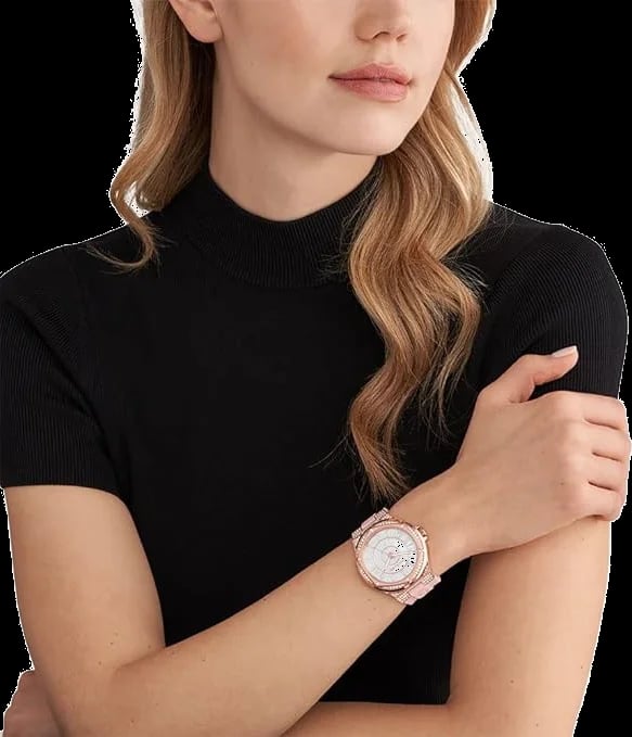 Montre Michael Kors MK7334 femme verso boîtier or rose