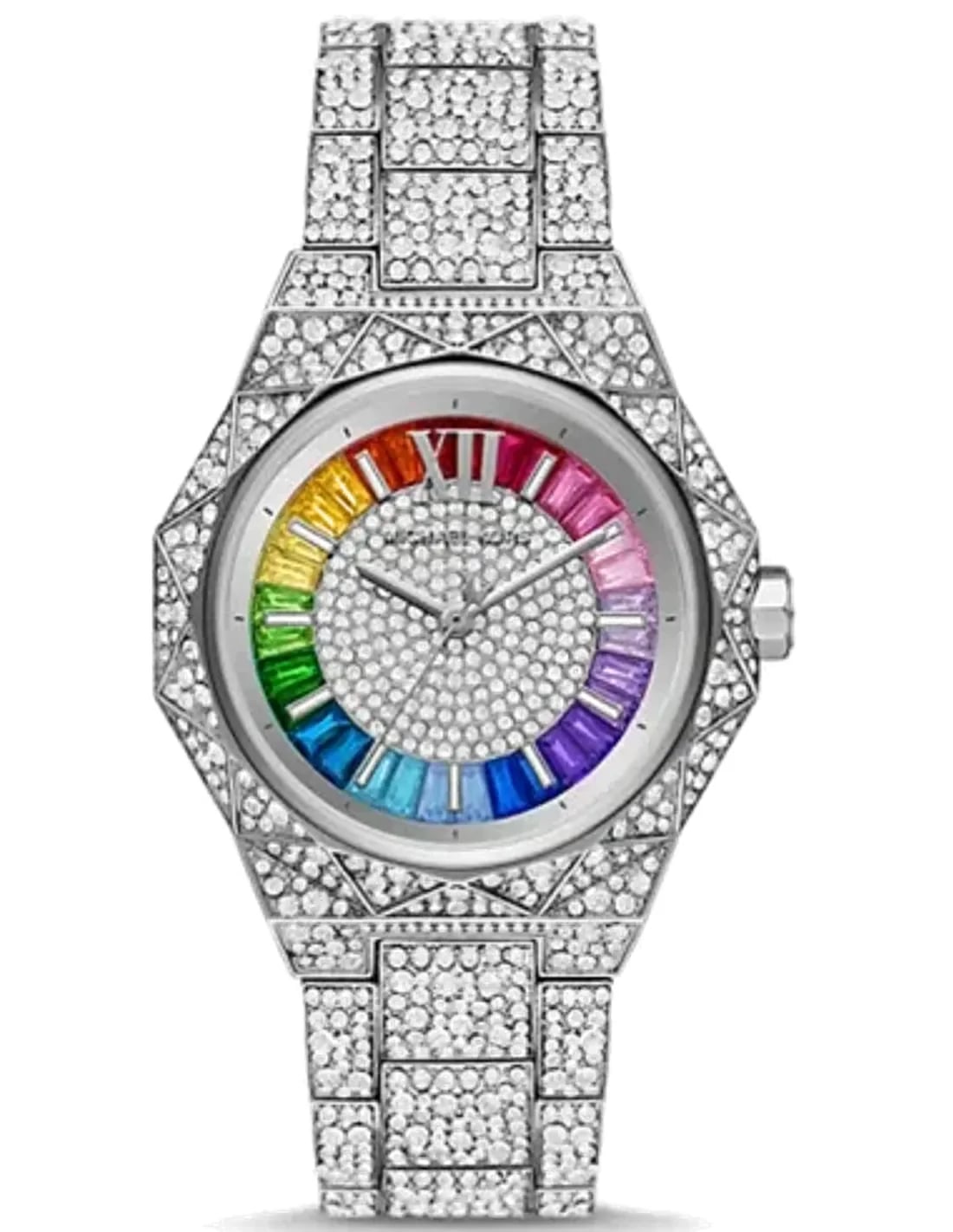 Montre Michael Kors MK7365LE femme cadran multicolore bracelet acier inoxydable