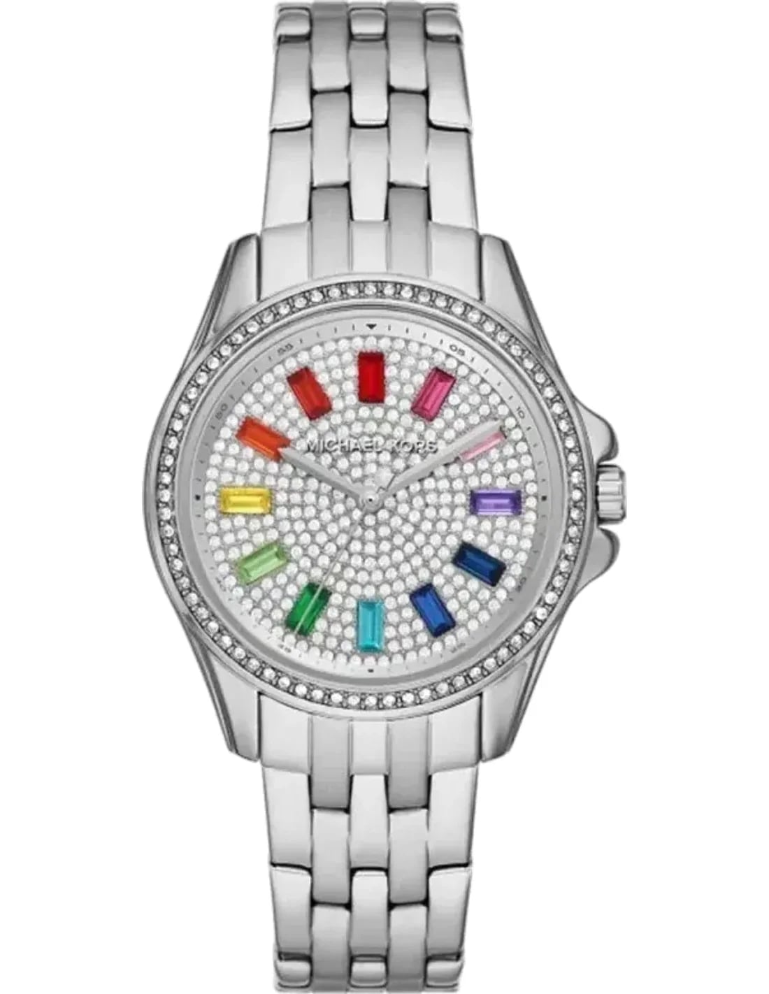 Montre Michael Kors MK7368 femme cadran multicolore bracelet acier inoxydable