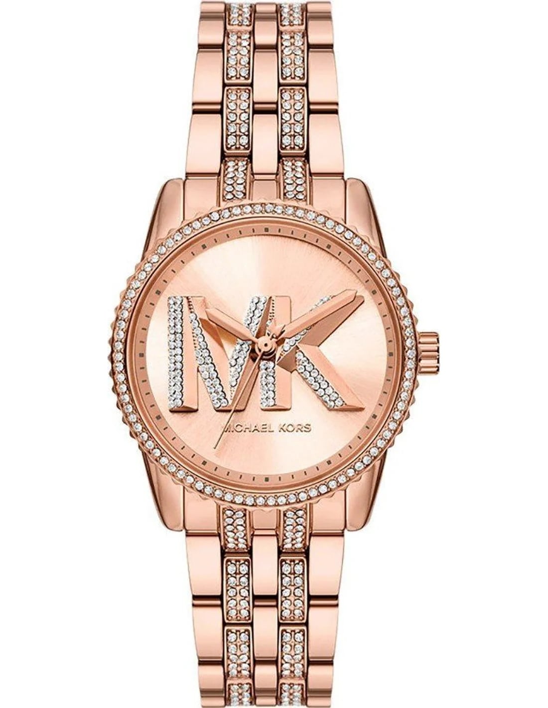 Montre Michael Kors MK7541 femme cadran or rose bracelet acier