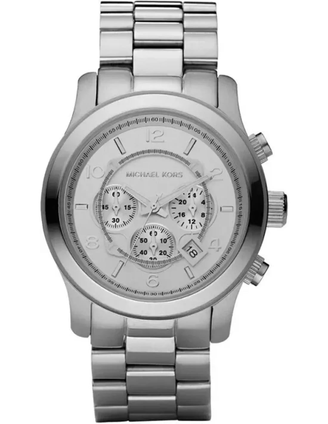 Montre Michael Kors MK8086 unisexe cadran argent bracelet acier inoxydable
