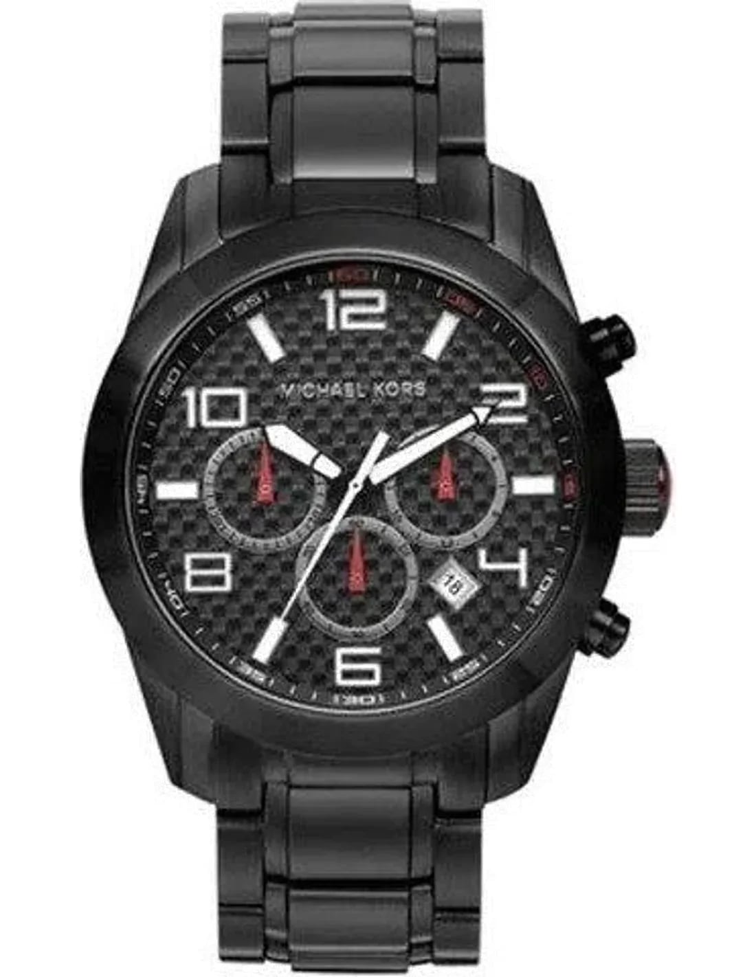 Montre Michael Kors MK8219 homme cadran noir bracelet acier inoxydable