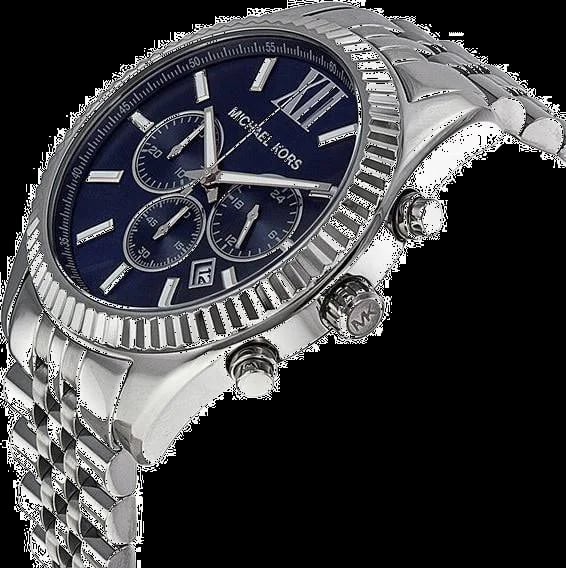 Montre Michael Kors MK8280 profil bracelet argent boucle déployante