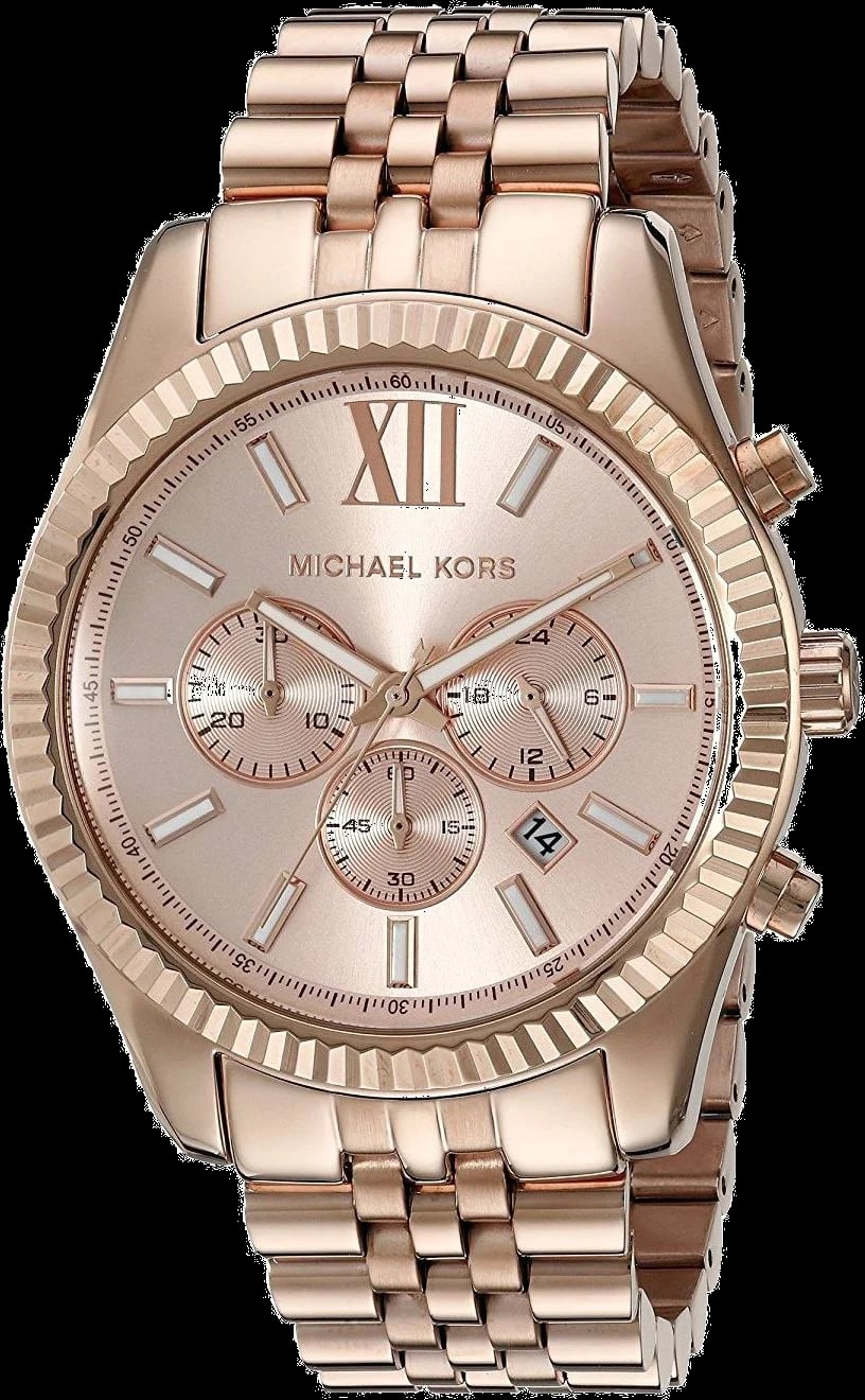 Montre Michael Kors MK8319 femme cadran or rose bracelet acier inoxydable