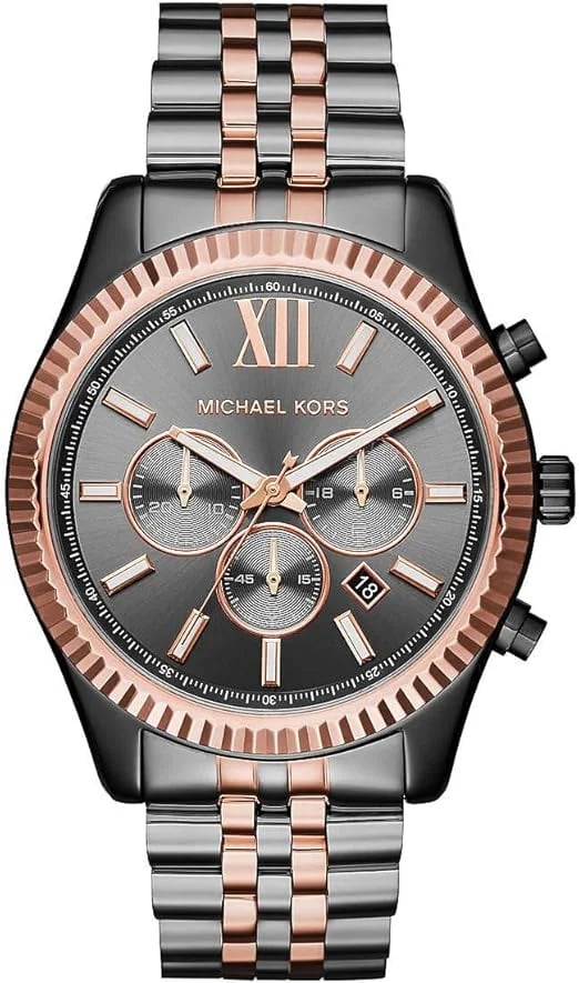 Montre Michael Kors MK8561 homme cadran noir bracelet acier inoxydable