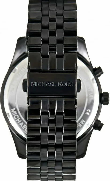 Montre Michael Kors MK8603 bracelet acier noir boucle déployante profil