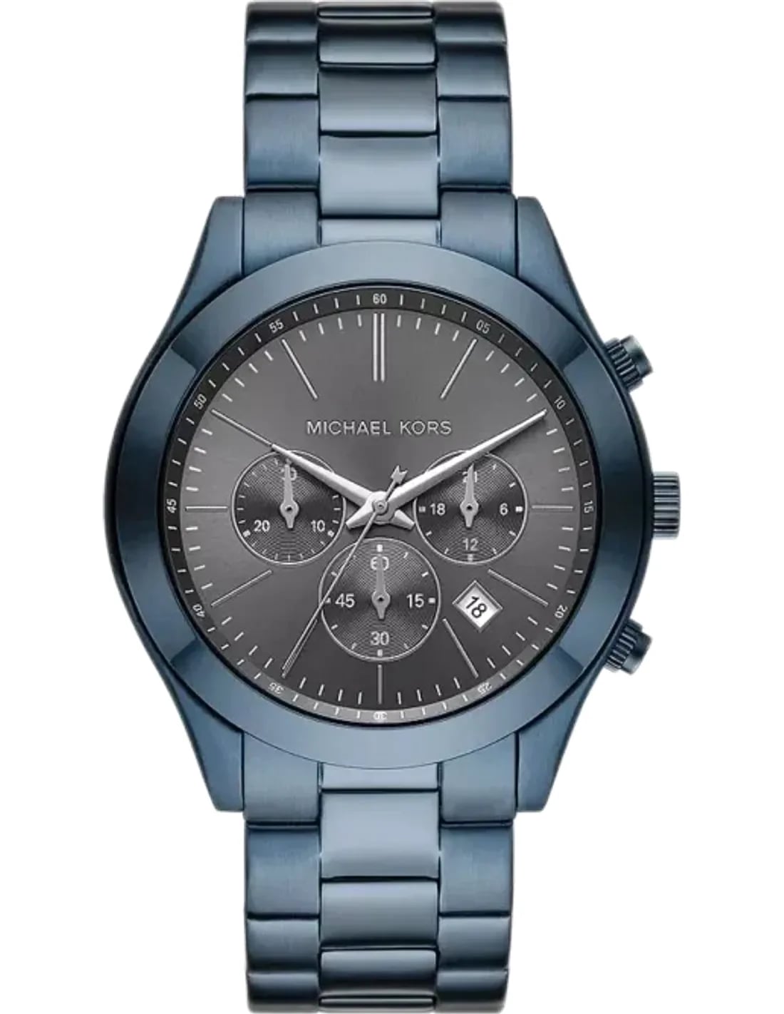 Montre Michael Kors MK8918 homme cadran noir bracelet acier