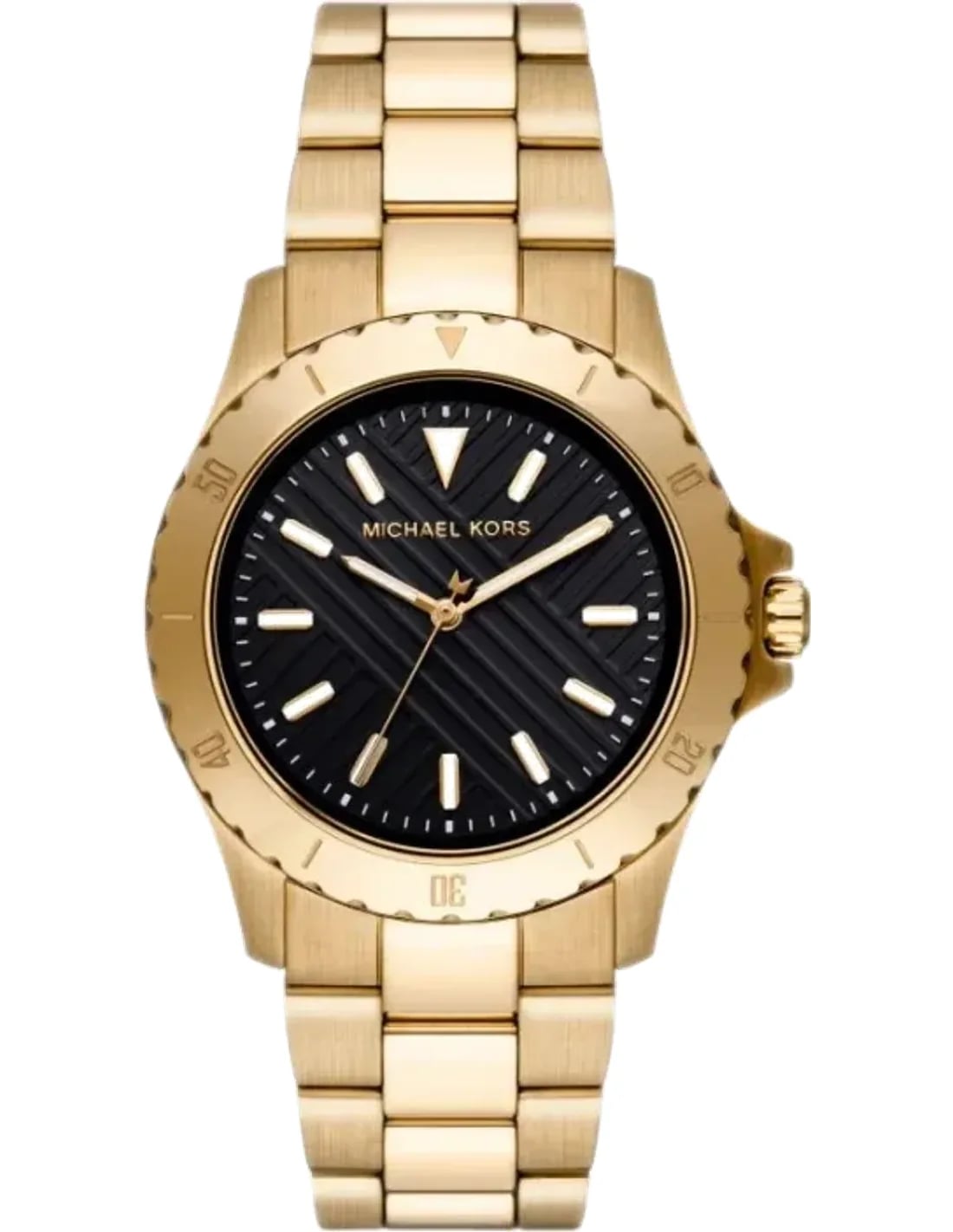 Montre Michael Kors MK9078 homme cadran noir bracelet acier inoxydable