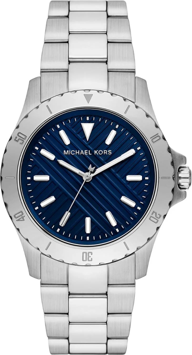 Montre Michael Kors MK9079 homme cadran bleu bracelet acier inoxydable