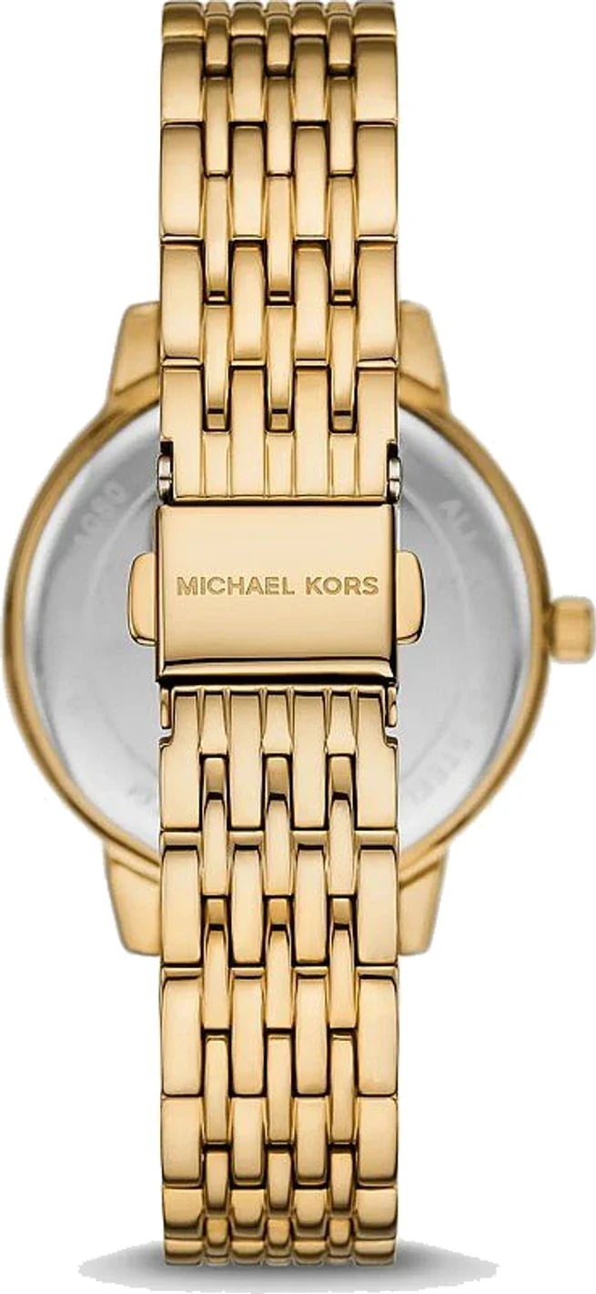 Montre Michael Kors MKO1080 femme détail cadran or