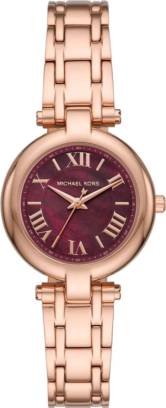 Montre Michael Kors MKO1084 femme cadran violet bracelet acier