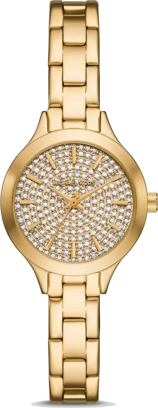 Montre Michael Kors MKO1086 femme cadran or bracelet acier