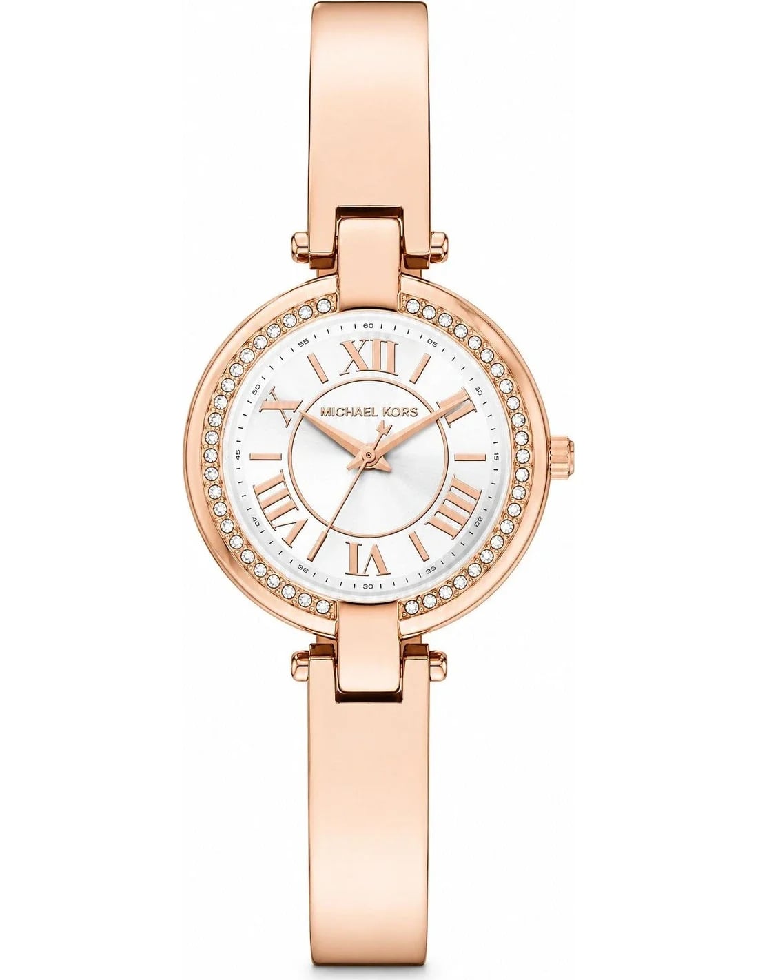Montre Femme Michael Kors Mini Laney MKO1111 or rose bracelet maillons acier