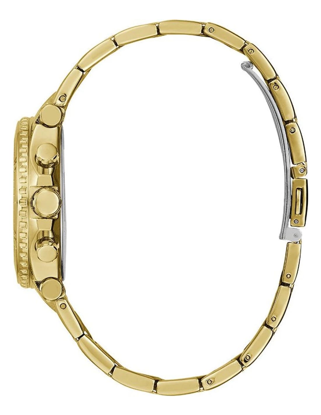 Montre Femme Guess Cosmic GW0465L5 dorée bracelet maillons acier vue 2