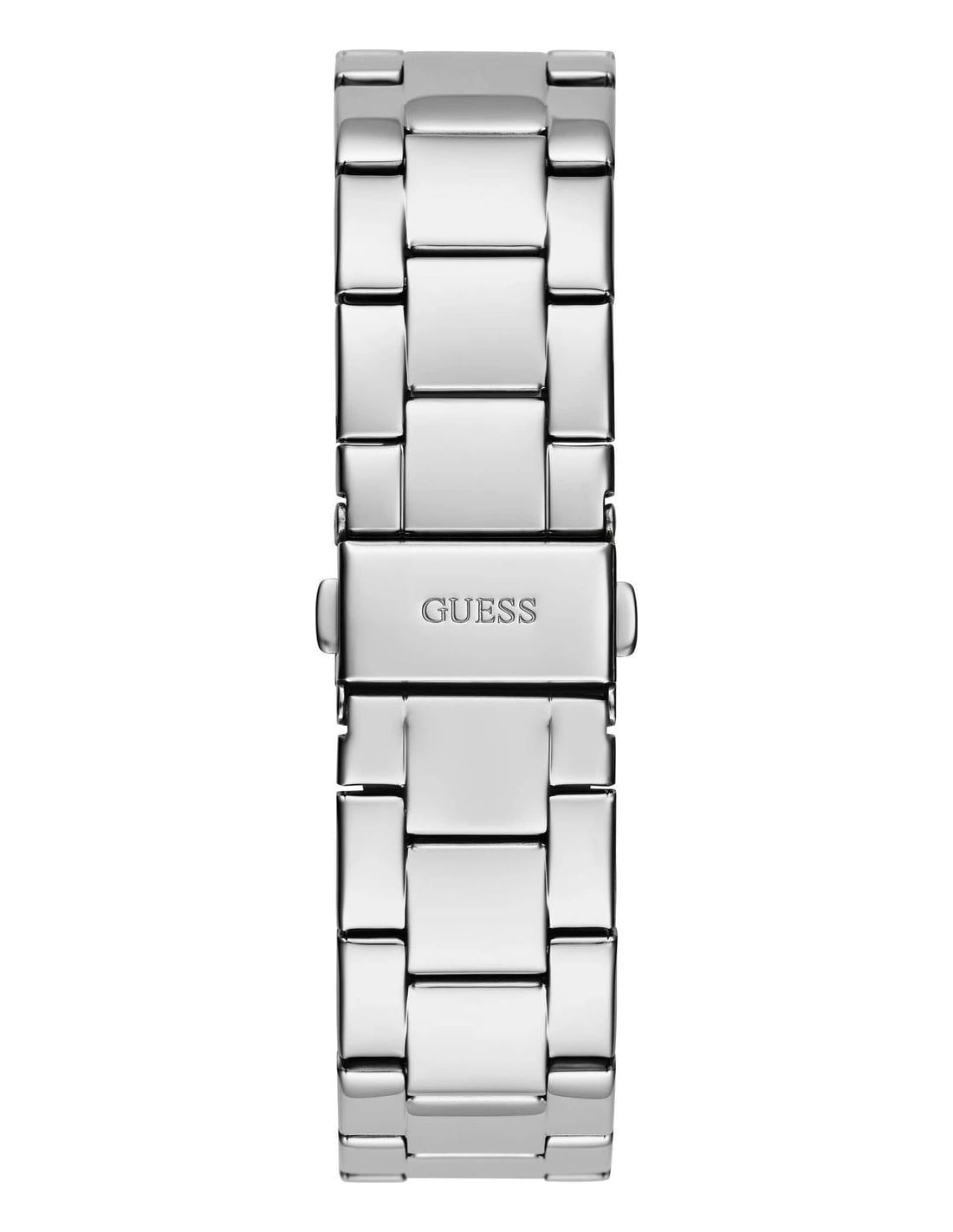 Montre Femme Guess Cubed GW0606L1 cadran monogramme G bracelet acier argenté vue 4