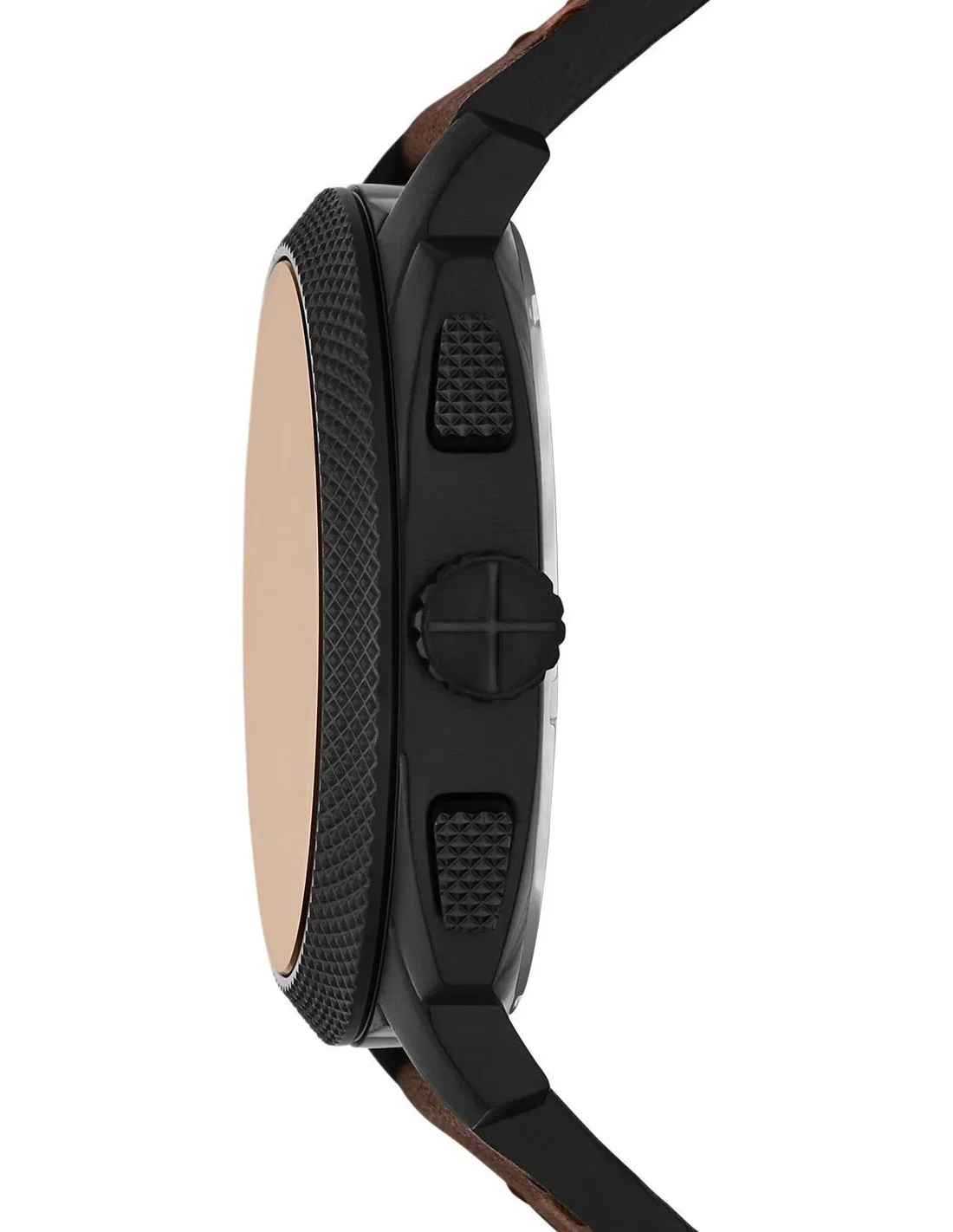 Montre Fossil FS6101 homme détail cadran noir