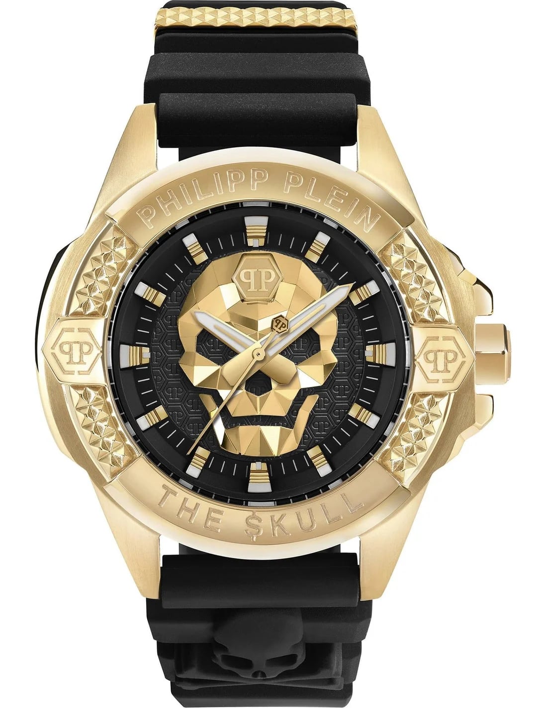 Montre Philipp Plein PWAAA0221 homme cadran noir bracelet silicone