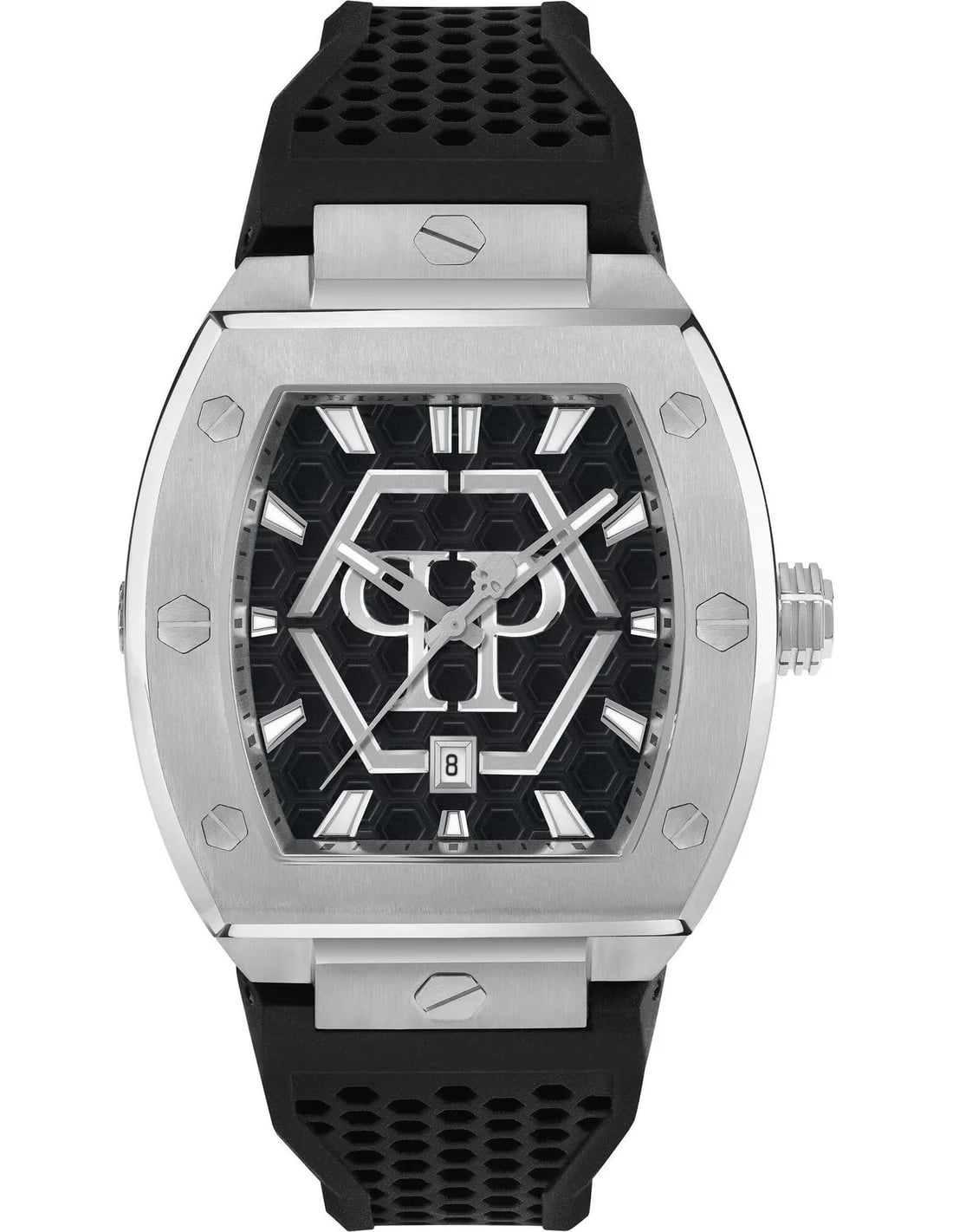 Montre Philipp Plein PWPUA0524 homme cadran noir bracelet silicone