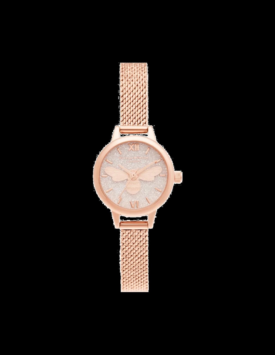 Montre Olivia Burton OB16FB15 femme cadran pailleté bracelet acier inoxydable