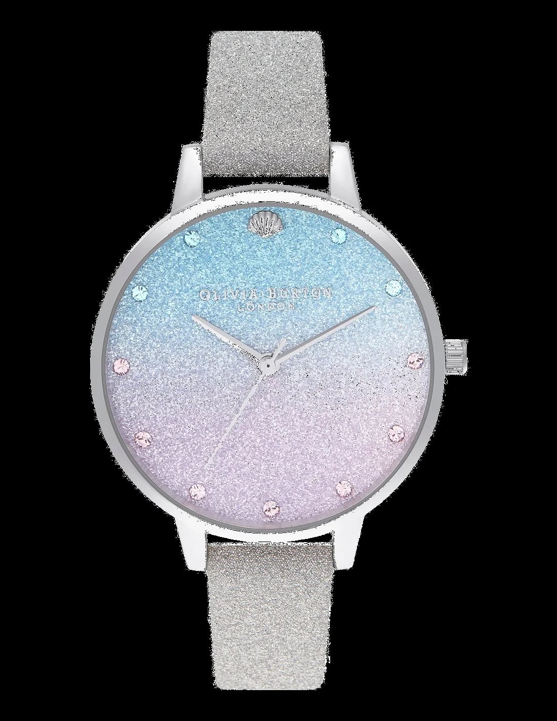 Montre Olivia Burton OB16US49 femme cadran pailleté bracelet cuir