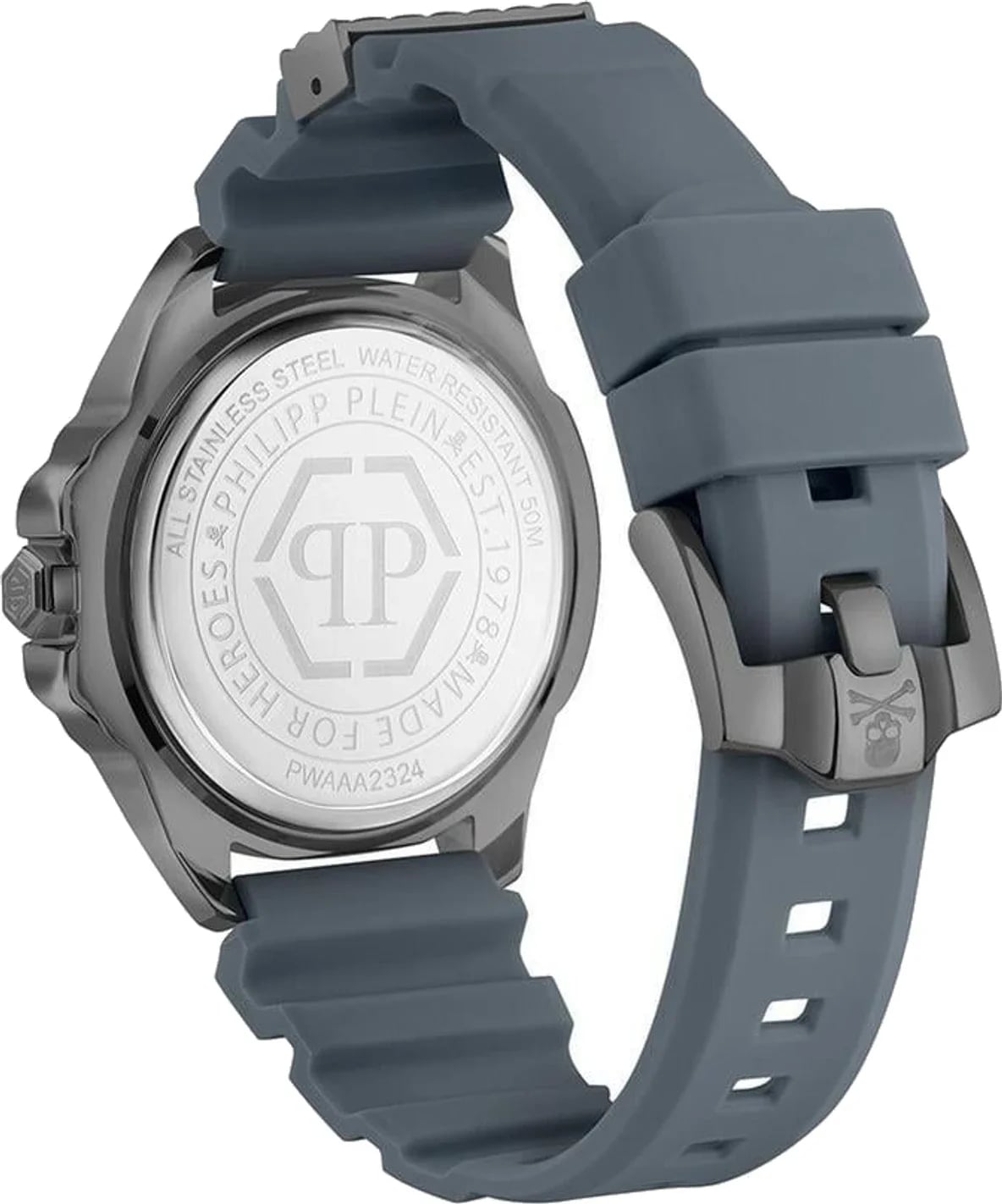 Montre Philipp Plein PWAAA2324 homme détail cadran gris