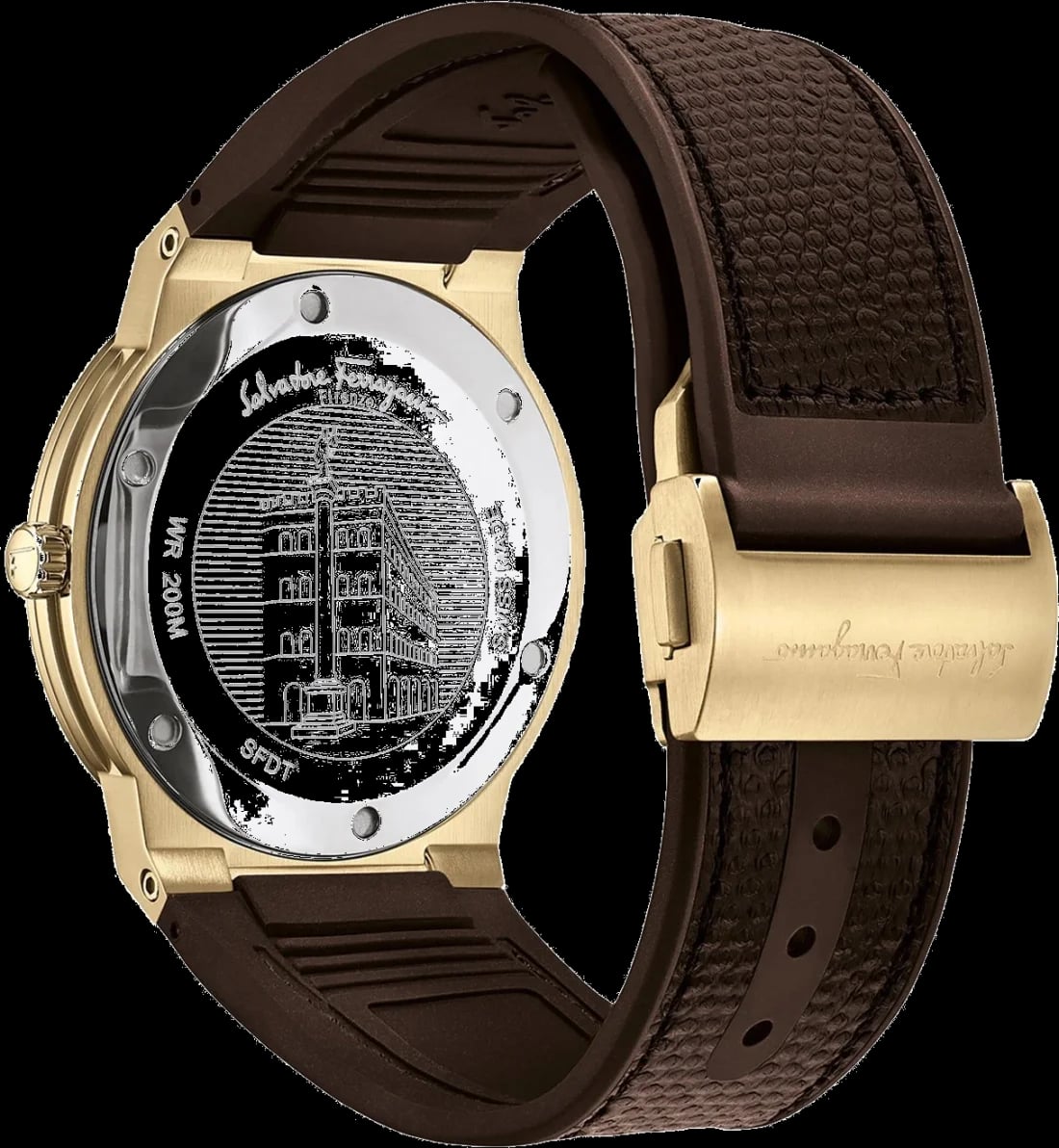 Montre Salvatore Ferragamo SFDT00819 homme vue de profil