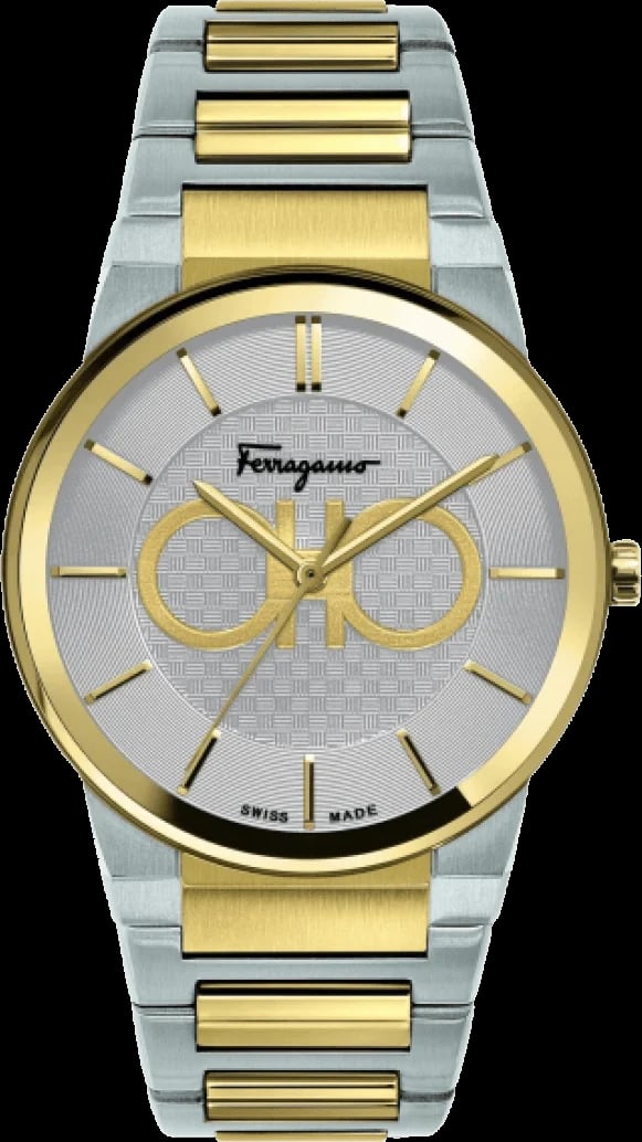 Montre Salvatore Ferragamo SFHP00520 homme cadran blanc bracelet acier inoxydable