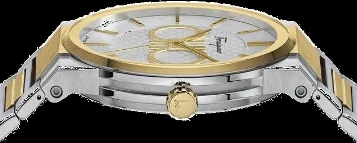 Montre Salvatore Ferragamo SFHP00520 homme détail cadran blanc