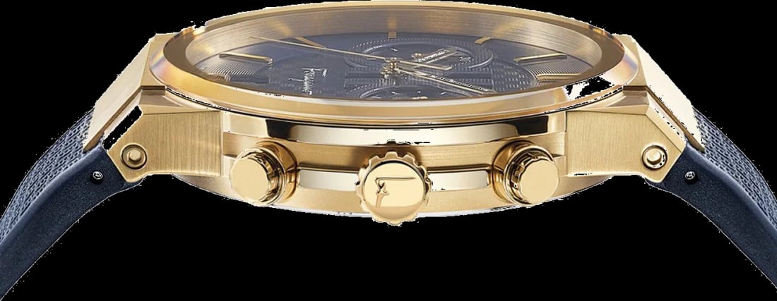 Montre Salvatore Ferragamo SFME00221 homme détail cadran bleu