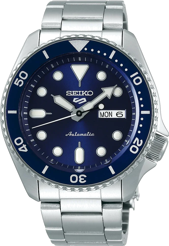 Montre Seiko SRPD51K1 homme cadran bleu bracelet acier inoxydable