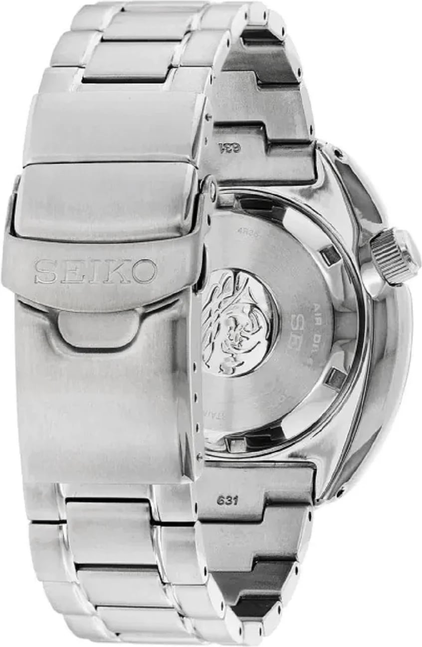 Montre Seiko SRPF15K1 homme détail cadran bleu