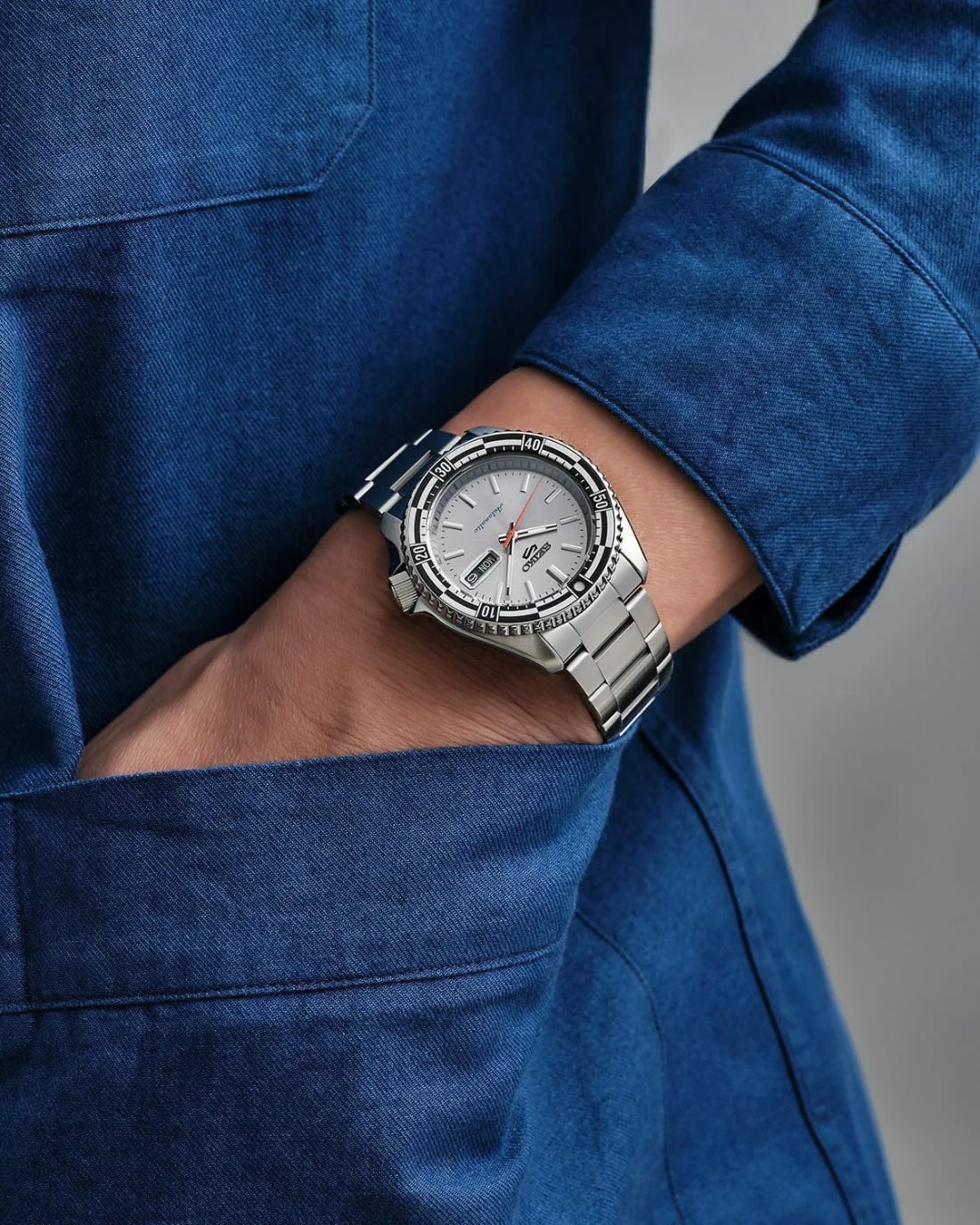 Boîtier Seiko SRPK09K1 acier inoxydable verso fermeture boucle