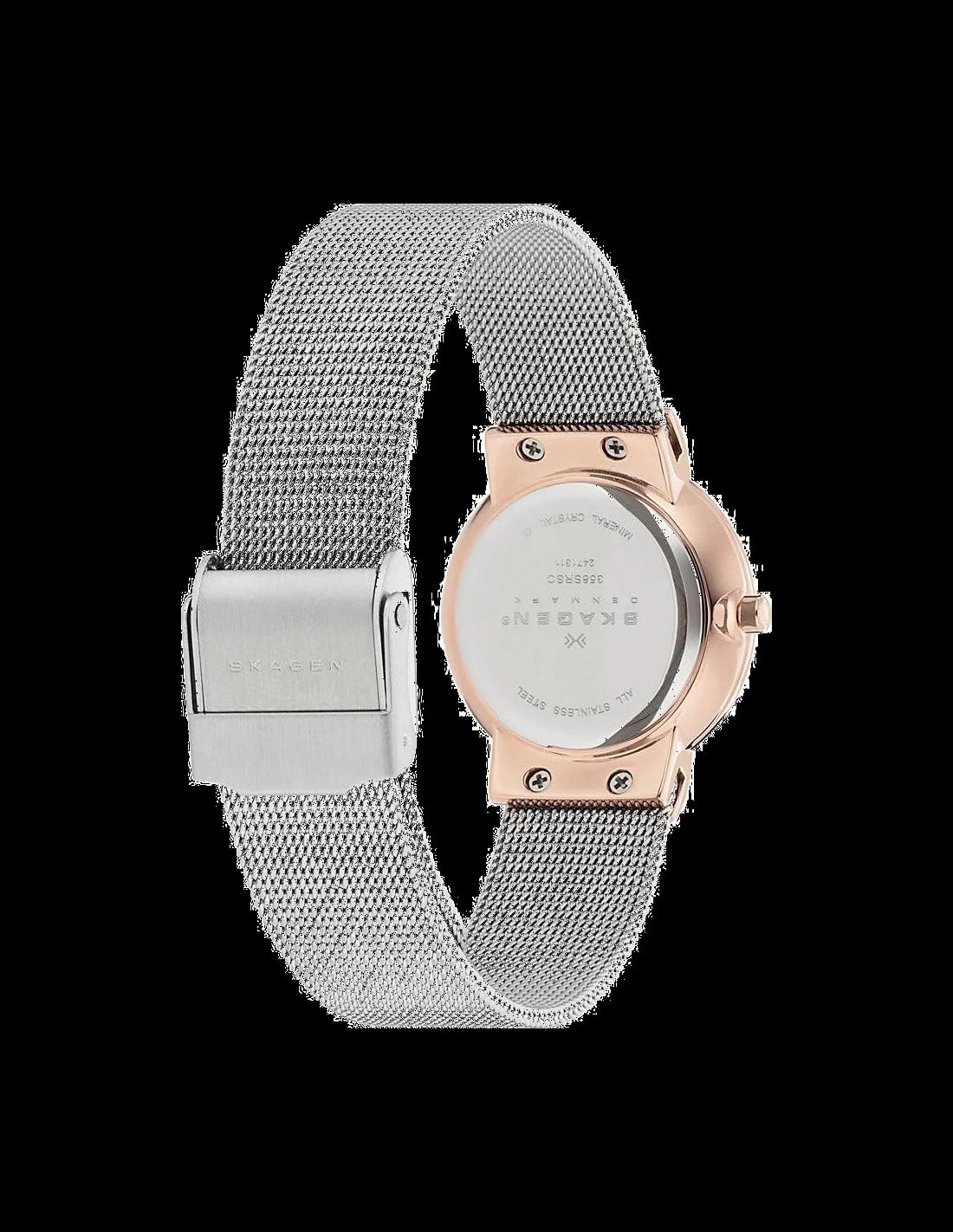 Montre Skagen 358SRSC femme verso boîtier