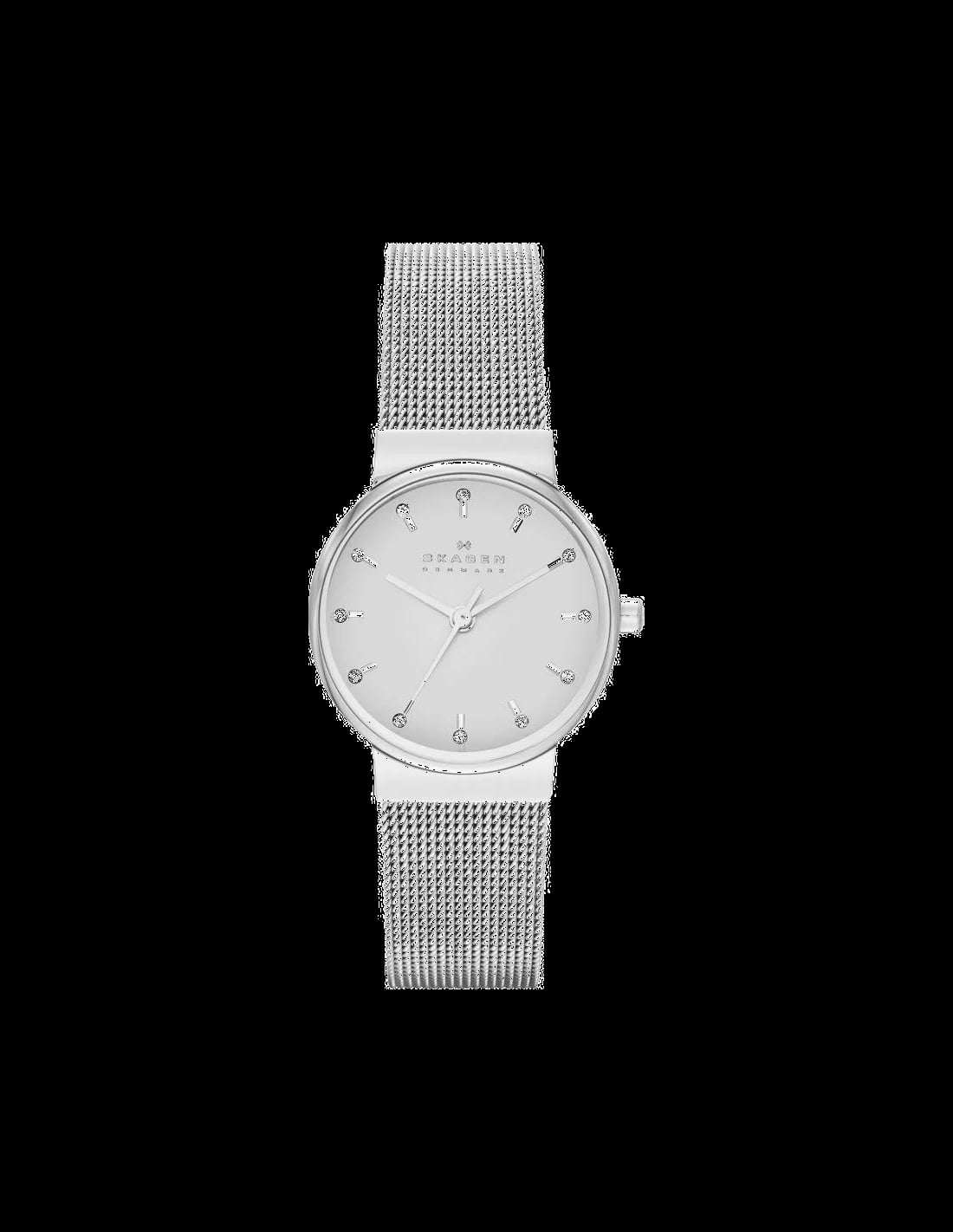 Montre Skagen SKW2195 femme cadran blanc bracelet acier inoxydable