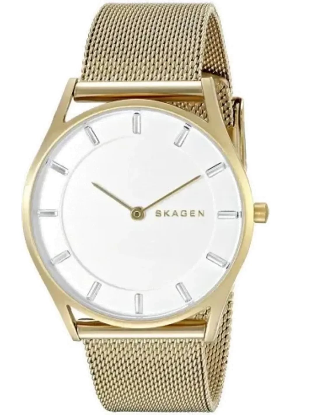 Montre Skagen SKW2377 femme cadran blanc bracelet acier inoxydable