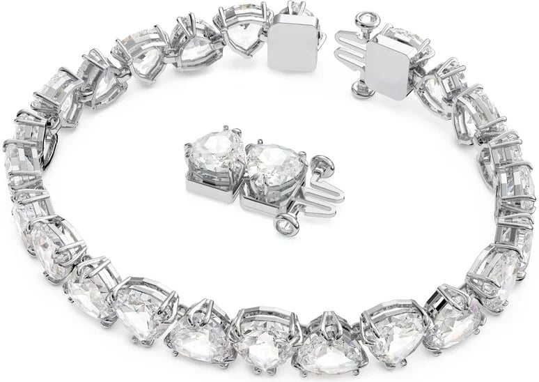 Swarovski Millenia 5622451 Trilliant Cut Crystal Rhodium Plated White Bracelet view 2