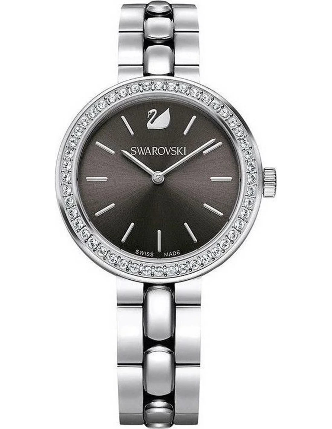 Montre Swarovski 5213681 femme cadran gris bracelet acier inoxydable