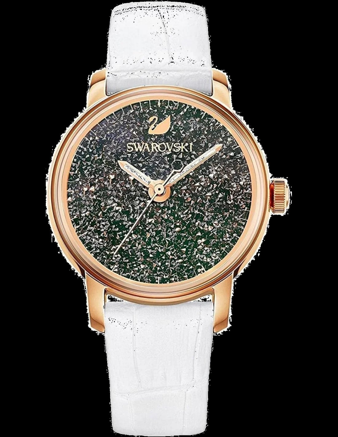 Montre Swarovski 5344635 femme cadran vert bracelet cuir