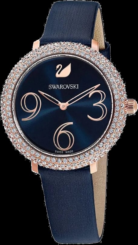 Montre Swarovski 5484061 femme détail cadran bleu