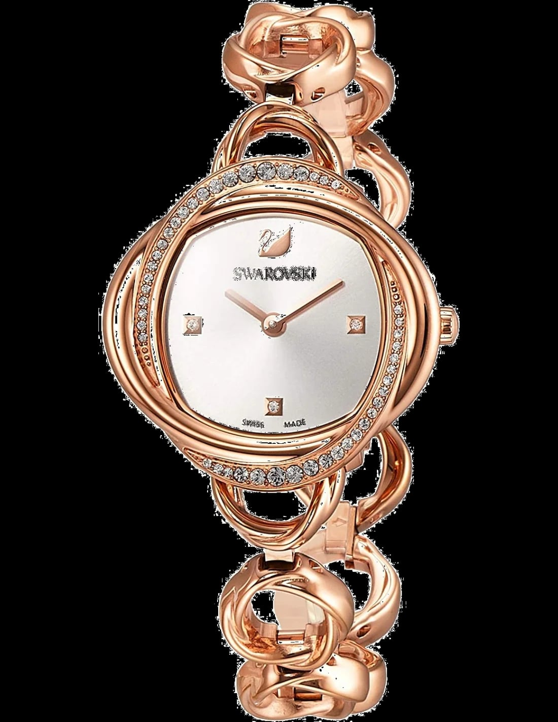 Montre Swarovski 5547626 femme cadran argent bracelet acier inoxydable