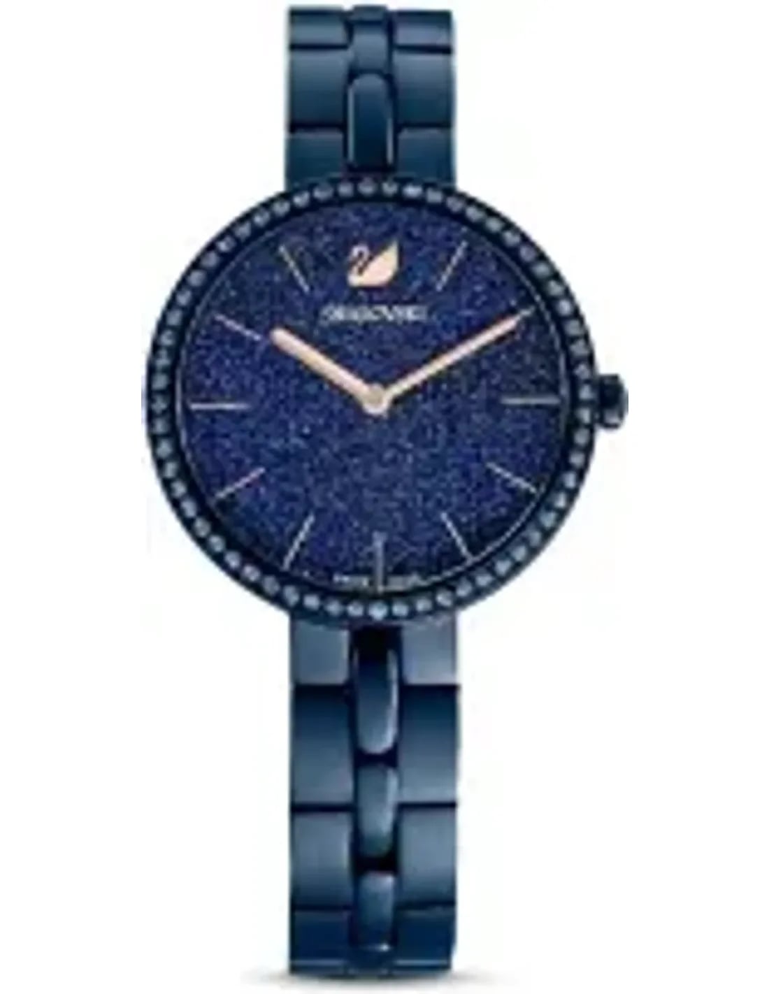 Montre Swarovski 5647452 femme cadran bleu bracelet acier inoxydable