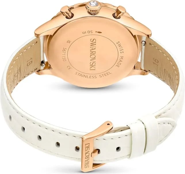 Montre Swarovski 5671150 femme détail bracelet cuir