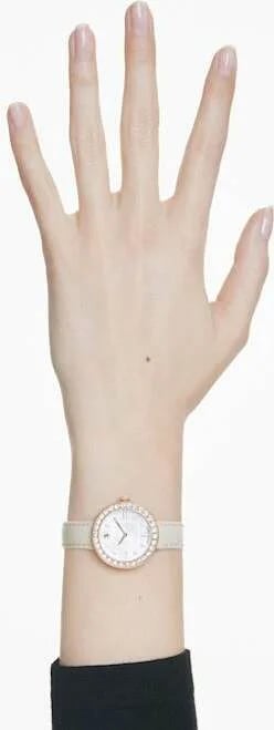 Montre Swarovski 5672968 femme détail bracelet cuir