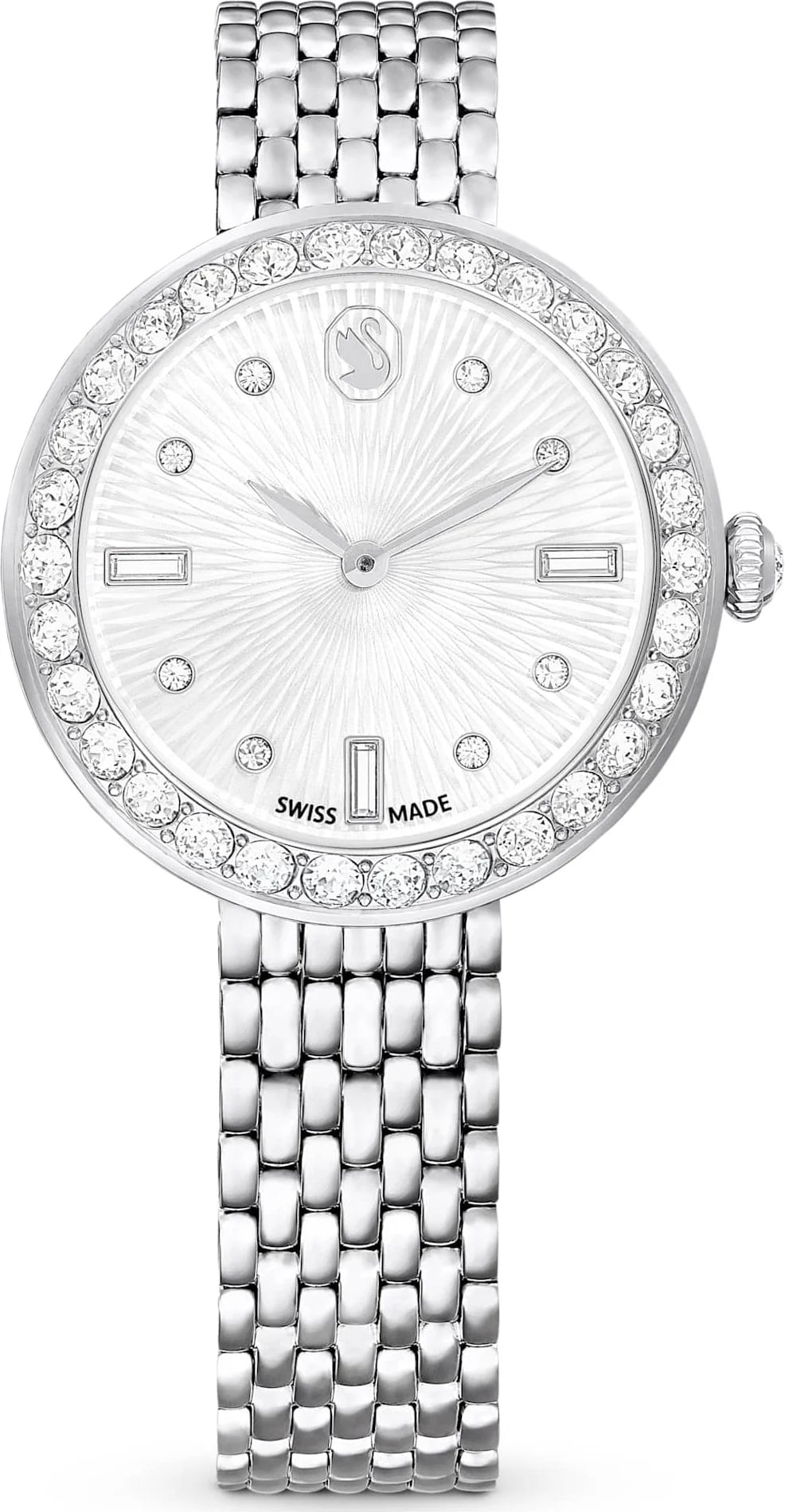 Montre Swarovski 5673022 femme cadran argent bracelet acier inoxydable
