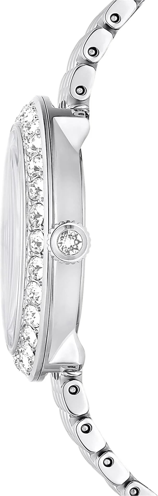 Montre Swarovski 5673022 femme détail bracelet acier inoxydable